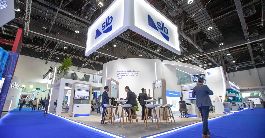 image is SLB Stand At ADIPEC 2023 image is SLB Stand At ADIPEC 2023