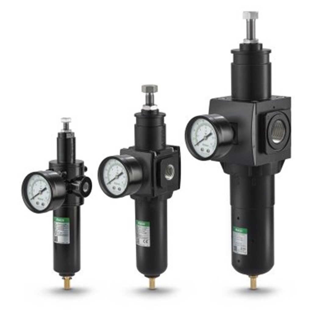image is ASCO Series 641 642 643 Aluminum Filter Regulators