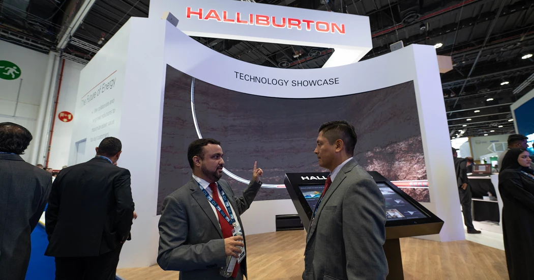 image is Halliburton Stand image is Halliburton Stand
