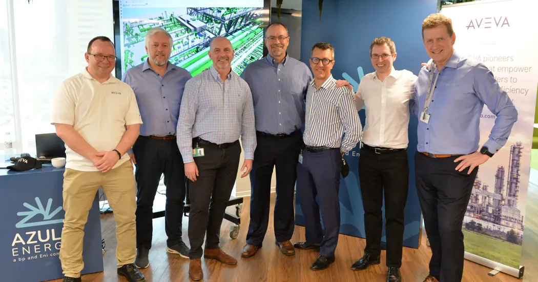 image is The Azule Energy And AVEVA Teams