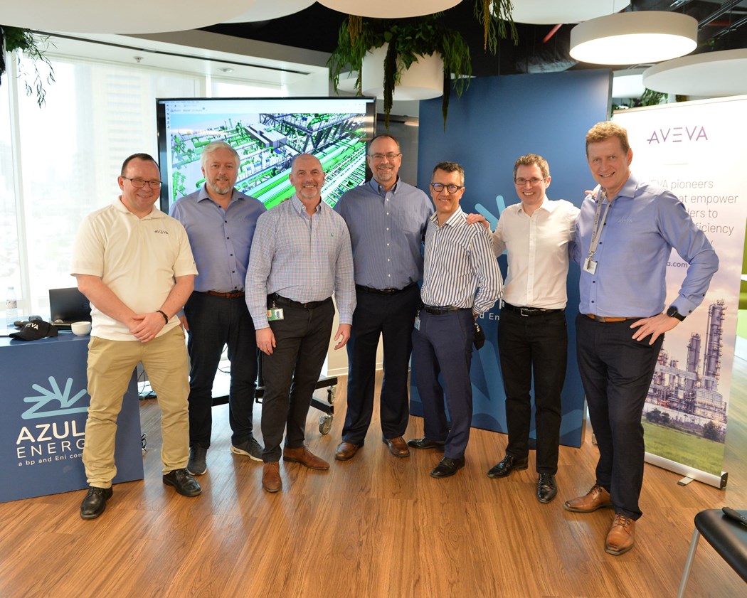 image is The Azule Energy And AVEVA Teams