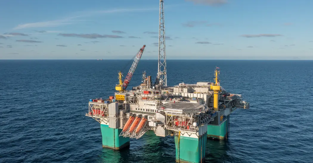 image is Gjøa Platform