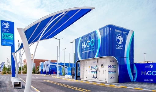 ADNOC opens region’s first high-speed green hydrogen refueling pilot station H2GO Station