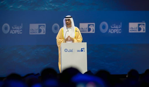 His Excellency Dr. Sultan Al Jaber calls for maximum energy, minimum emissions in ADIPEC opening address MJS08357 Copy 2