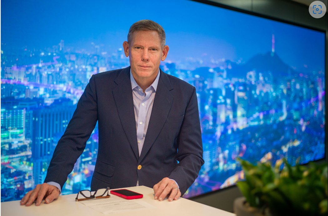 image is Caspar Herzberg, CEO Of AVEVA