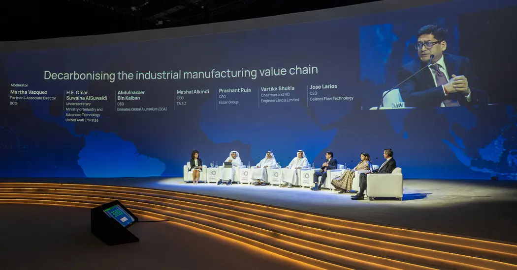 image is Decarbonising The Industrial Manufacturing Value Chain ICC HALL