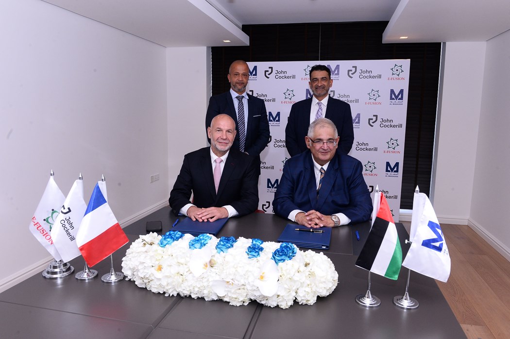 image is Al Masaood John Cockerill Signing Ceremony
