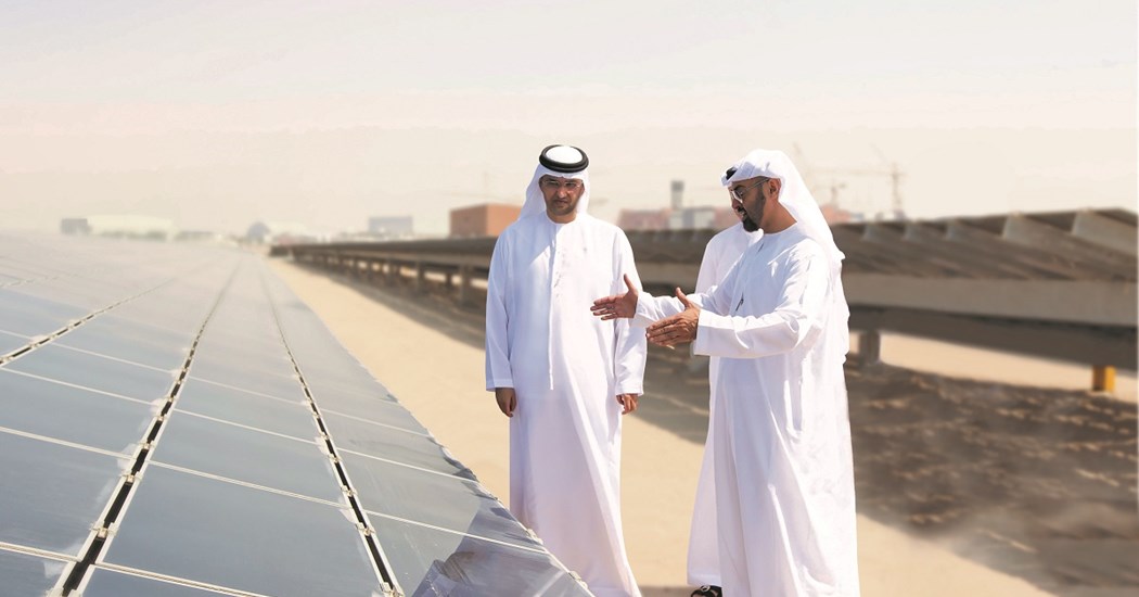 image is Dr Sultan Al Jaber Solar Farm