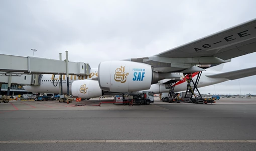Emirates adds SAF on flights from Amsterdam Schiphol Airport EK SAF 24
