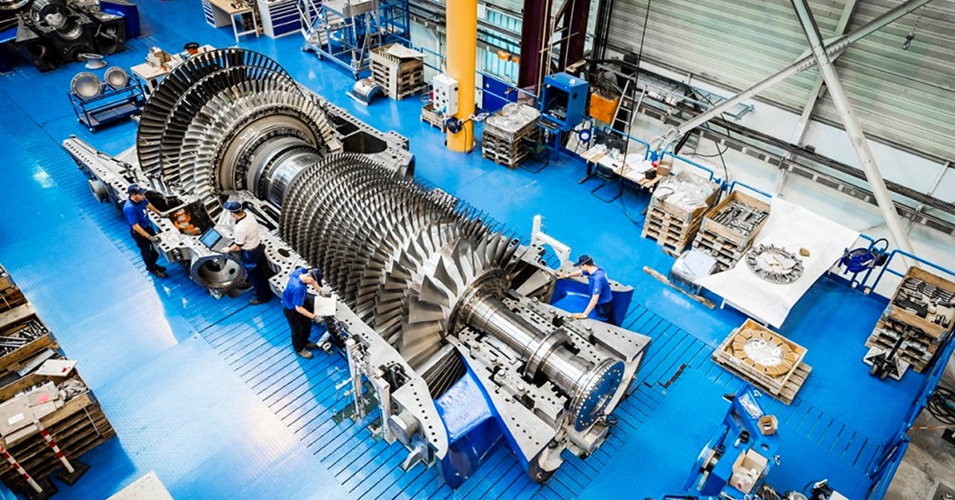 image is GE GAS TURBINE FEATURE