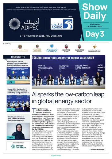 Day 3 ADIPEC Show COVER