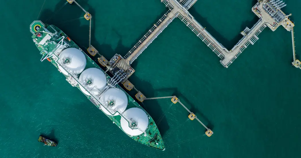 image is Lng Liquified Natural Gas Tanker Anchored In Gas 2023 11 27 05 37 21 Utc