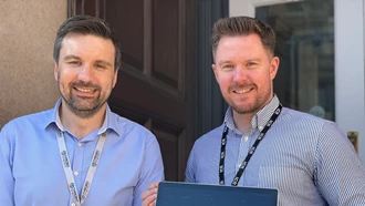 William Mclean Director Of OMNI With Stephen Diplock Operations Director At THREE60 Energy