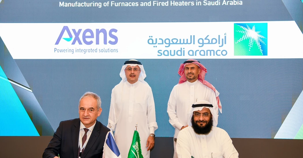 image is Axens Aramco Signing Mou