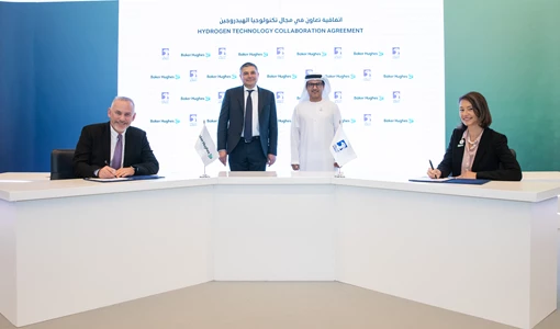 ADNOC and Baker Hughes collaborate to advance hydrogen technology innovation ADNOC Baker Hughes CLIMATECH