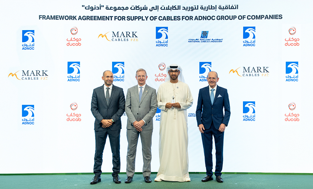 ADNOC signs  AED 6 Billion framework of cables for ADNOC group of companies