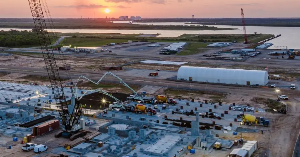 image is Woodside Louisiana Lng