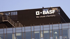 BASF logo on building