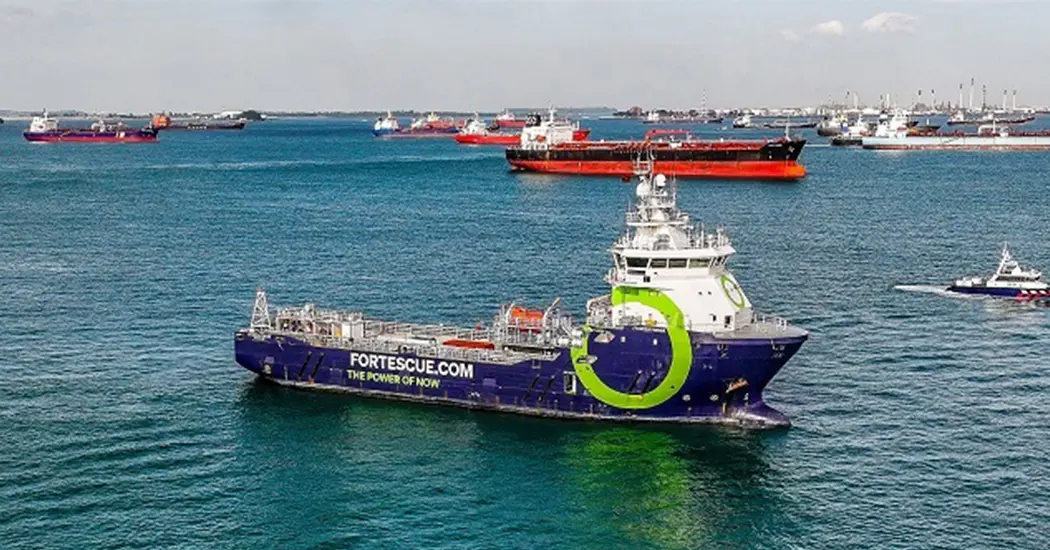 image is Ammonia Fuel Ship