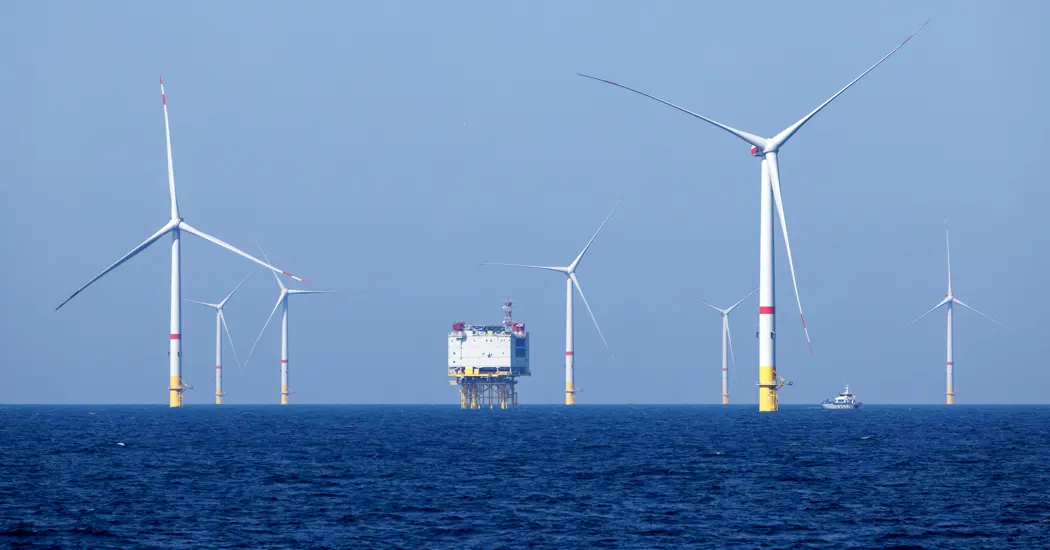 image is Wind Turbine Installation Completes At Baltic Eagle