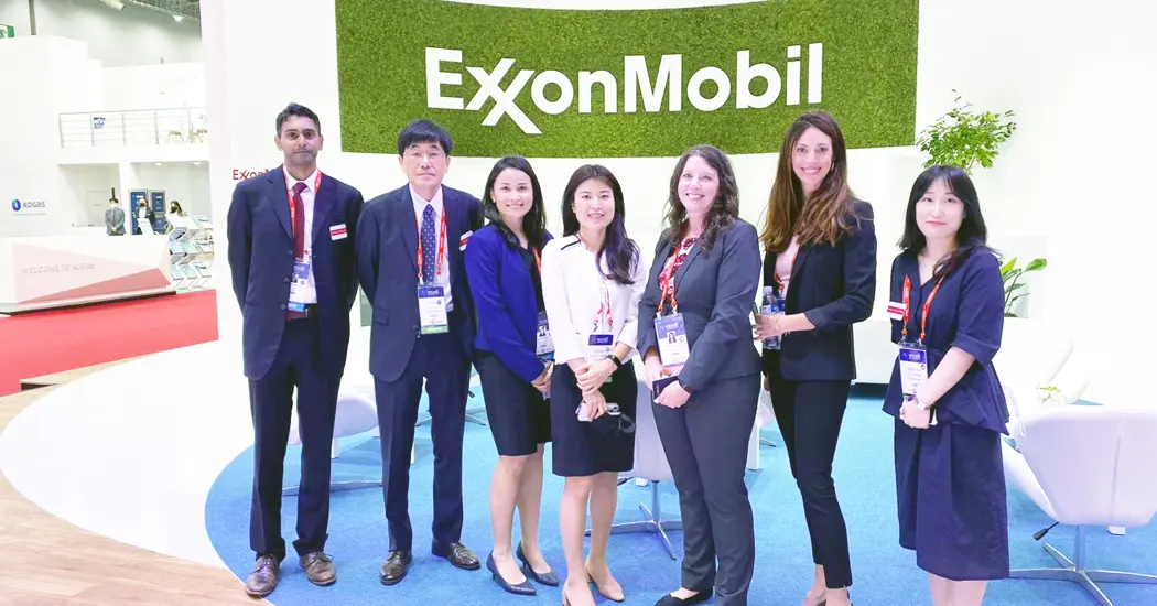image is Gastech Exxonmobil