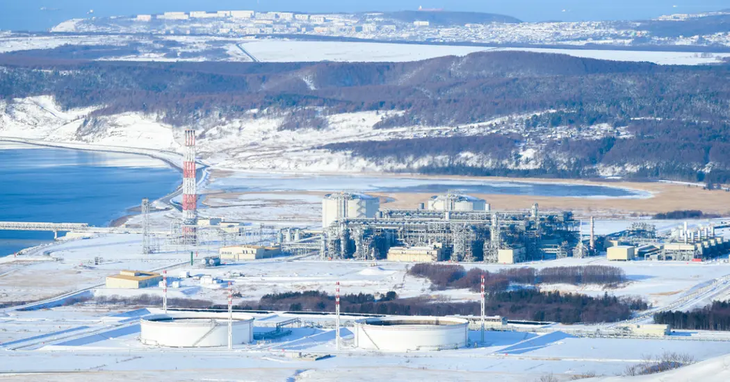 image is Sakhalin Island